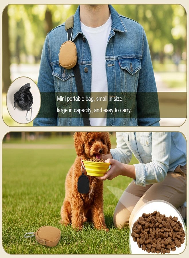 Alrhso Dog Training Reward Pouch 3 Pcs Dog Treat Pouches with Carabiner and Zipper Reusable Dogs Treats Container for Training Reward, Travel or Outdoor Use - Image 5